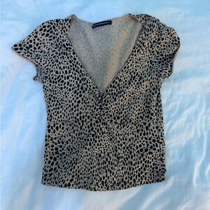 Brandy Melville Leopard Gina Top